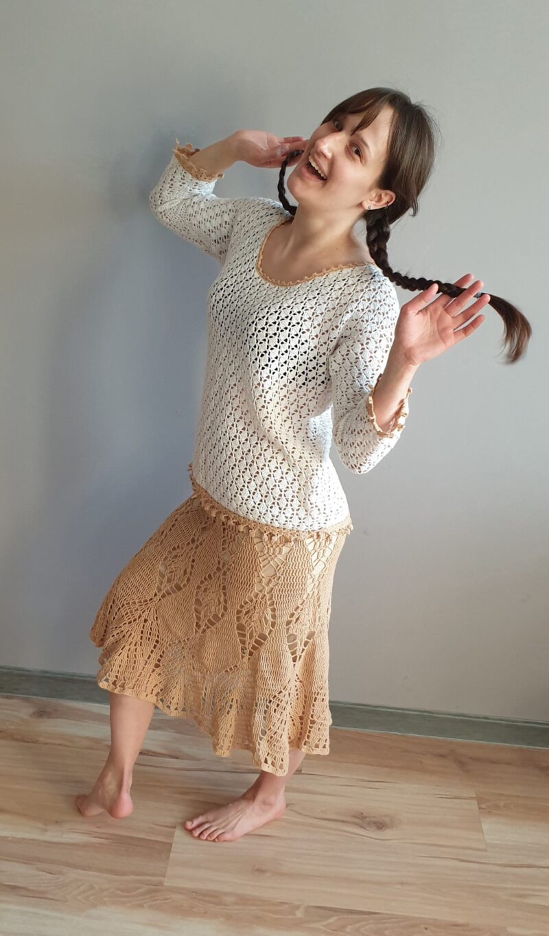 women crochet blouse handmade